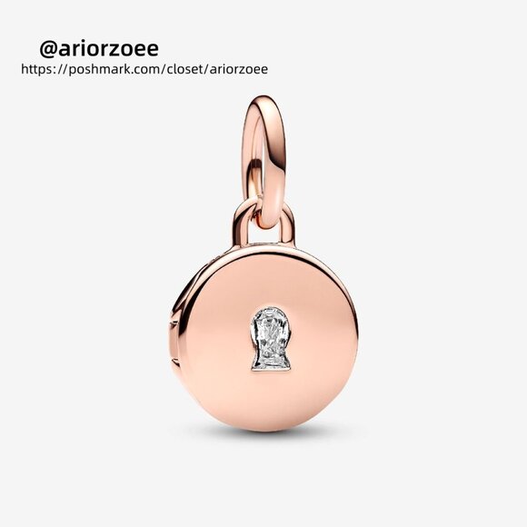 Pandora Openable & Engravable Love Locket Dangle Charm - Picture 1 of 6